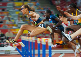 Winning action photo showing a player moving quickly